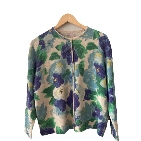 NWT Frances Valentine Cardigan Darling Angora size XL - Picture 1 of 16